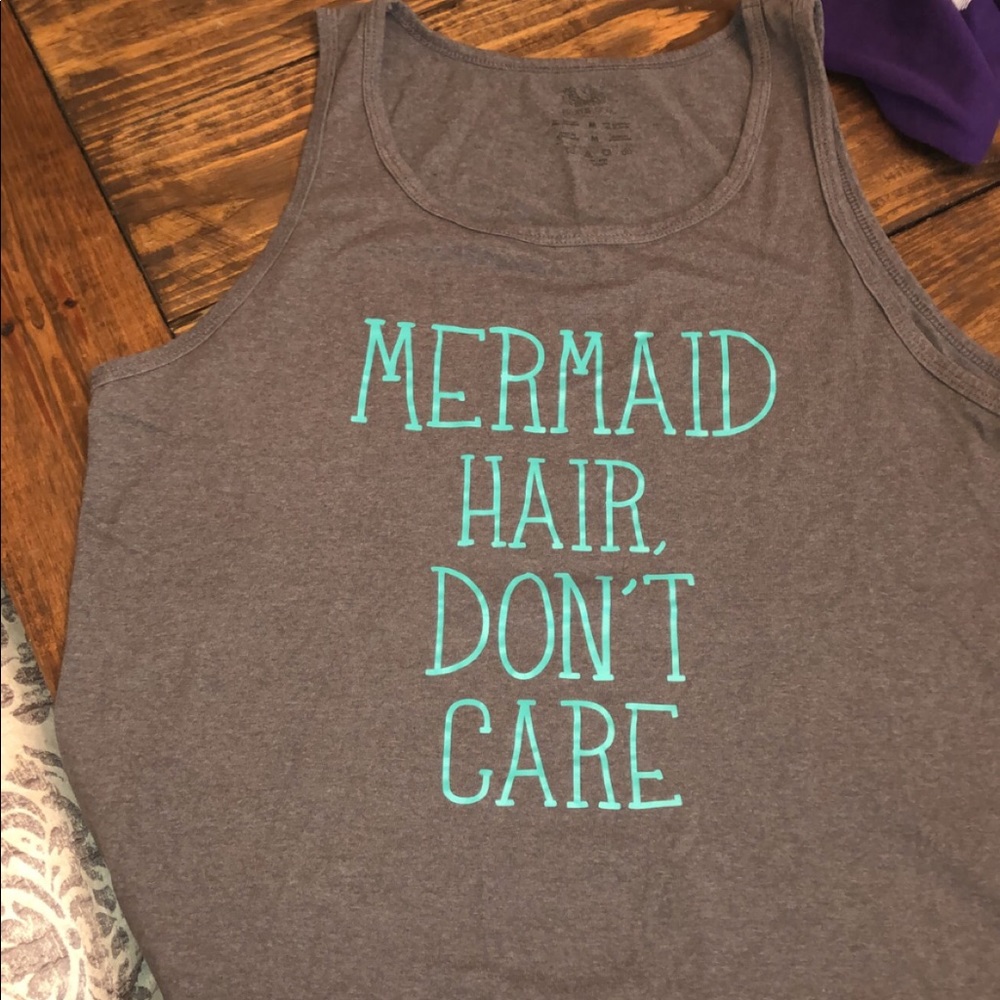 Mermaid Hair Don’t Care Tank | Size Medium